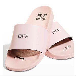 off white slides pink